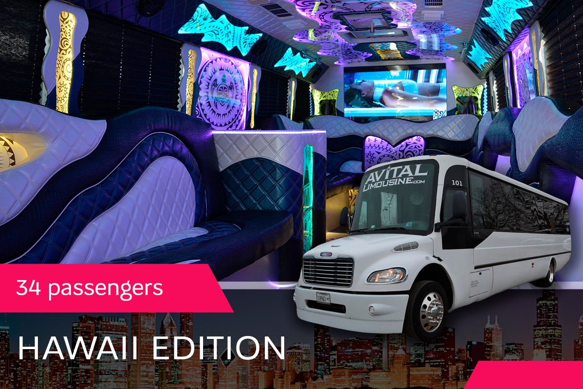 Chicago Party Bus Hawaii Edition